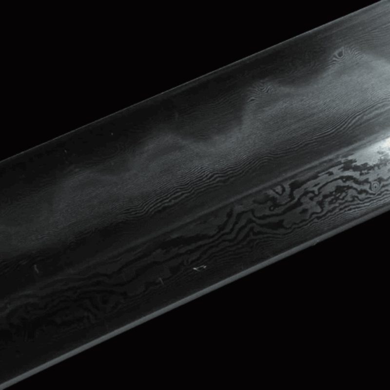 Katana Tsukuyomi (Acciaio Damasco con Hamon Autentico)