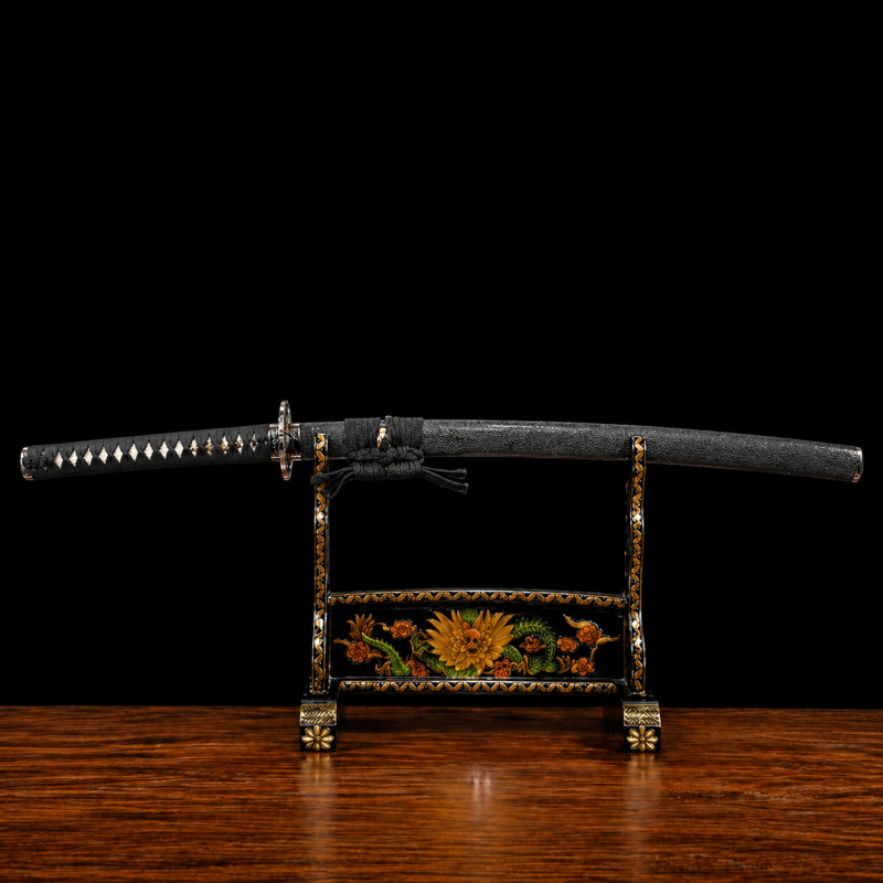 Katana Tsuyu (Anima T10 + Damasco con Hamon Autentico)