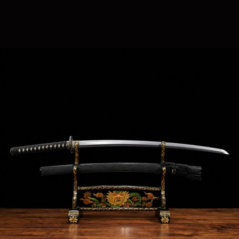 Katana Tsuyu (Anima T10 + Damasco con Hamon Autentico)