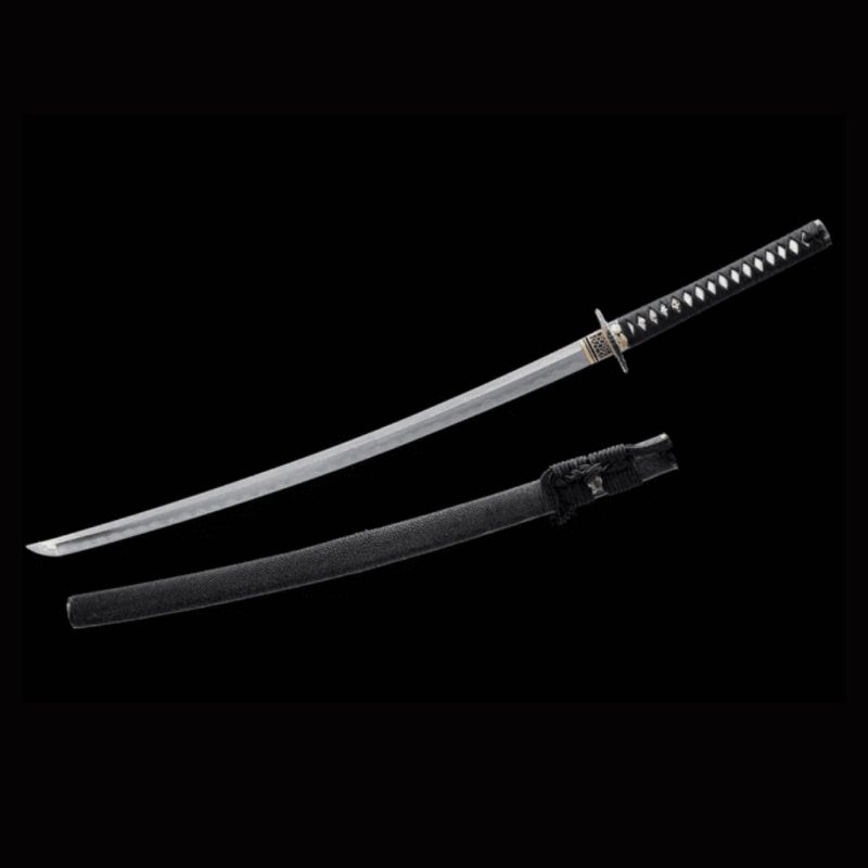 Katana Tsuyu (Anima T10 + Damasco con Hamon Autentico)