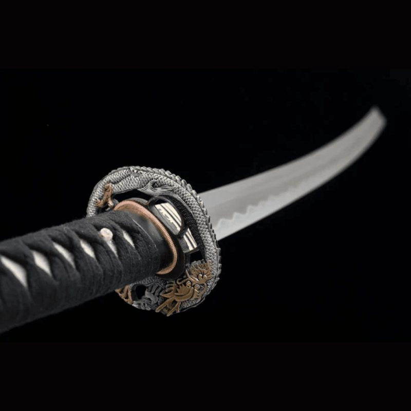 Katana Tsuyu (Anima T10 + Damasco con Hamon Autentico)