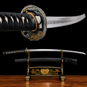 Katana Tsuyu (Anima T10 + Damasco con Hamon Autentico)