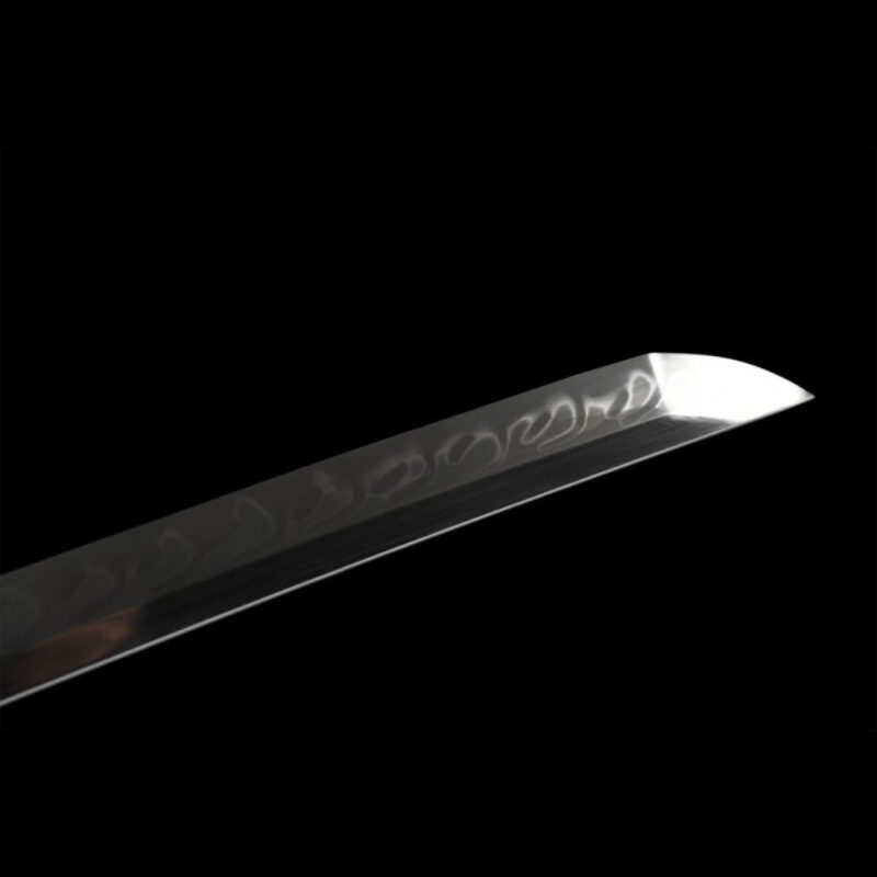 Katana Senka (Acciaio T10 con Hamon Autentico e Pelle di Razza)