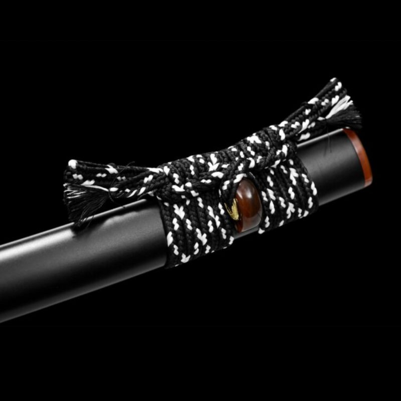 Katana Senka (Acciaio T10 con Hamon Autentico e Pelle di Razza)
