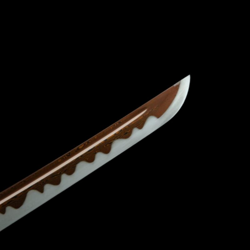 Katana Ginka (Acciaio Damasco Rosso)