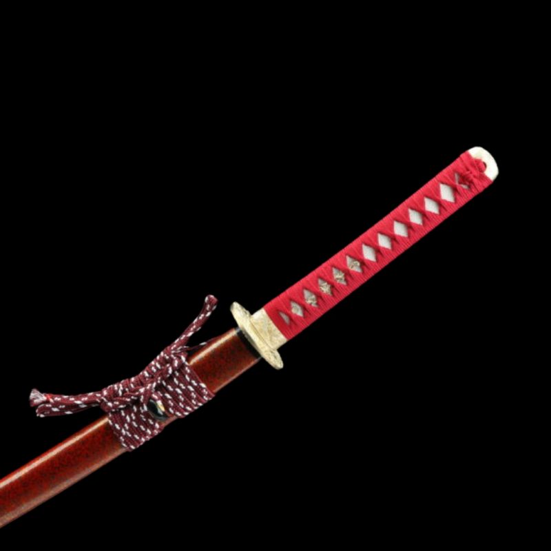 Katana Ginka (Acciaio Damasco Rosso)
