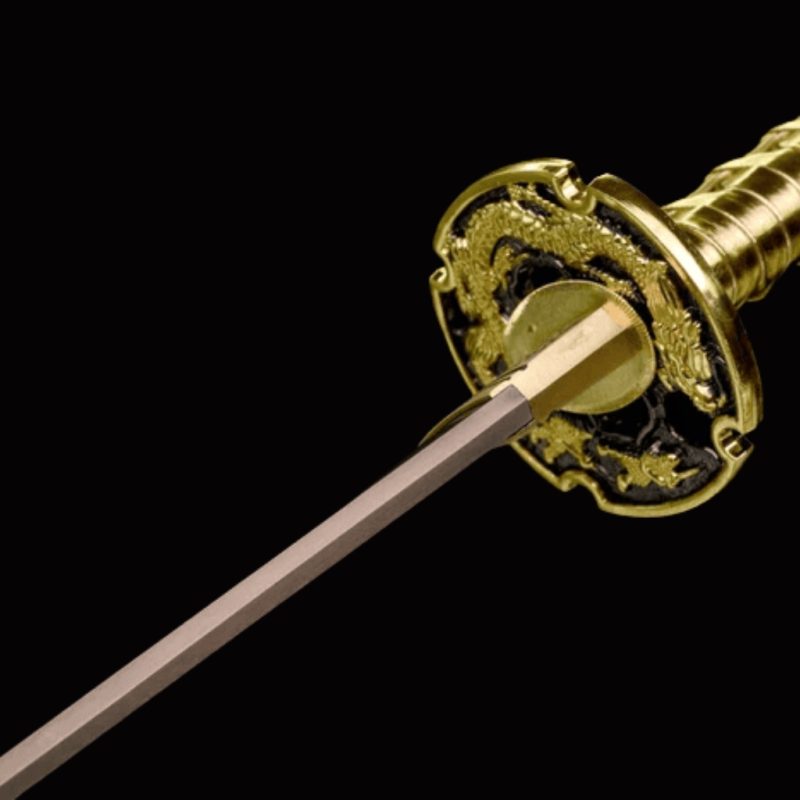 Katana Akatombo (Acciaio al Manganese Dorato)