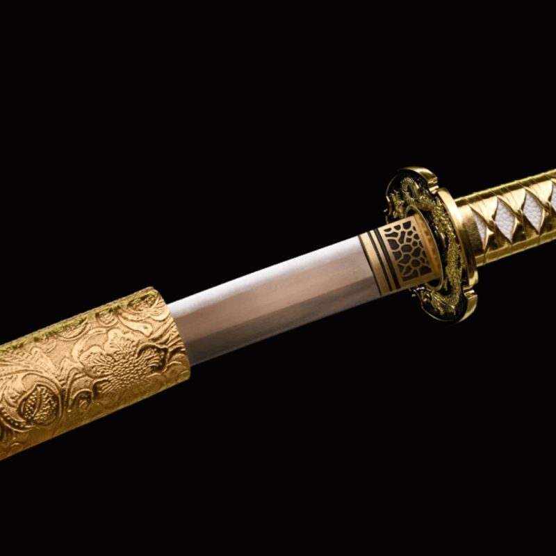 Katana Akatombo (Acciaio al Manganese Dorato)