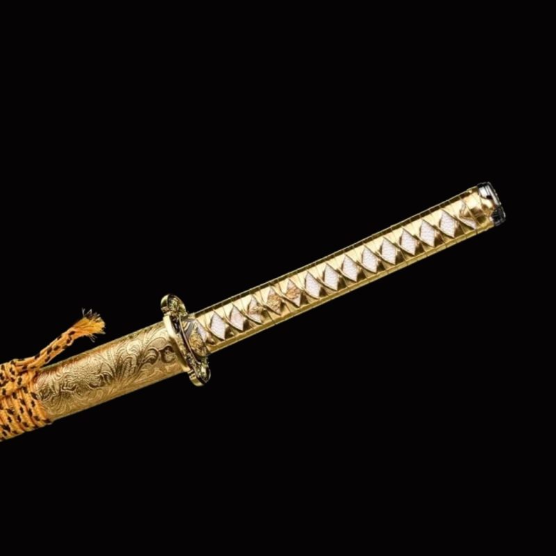 Katana Akatombo (Acciaio al Manganese Dorato)