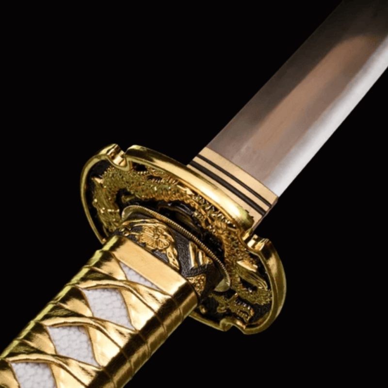 Katana Akatombo (Acciaio al Manganese Dorato)