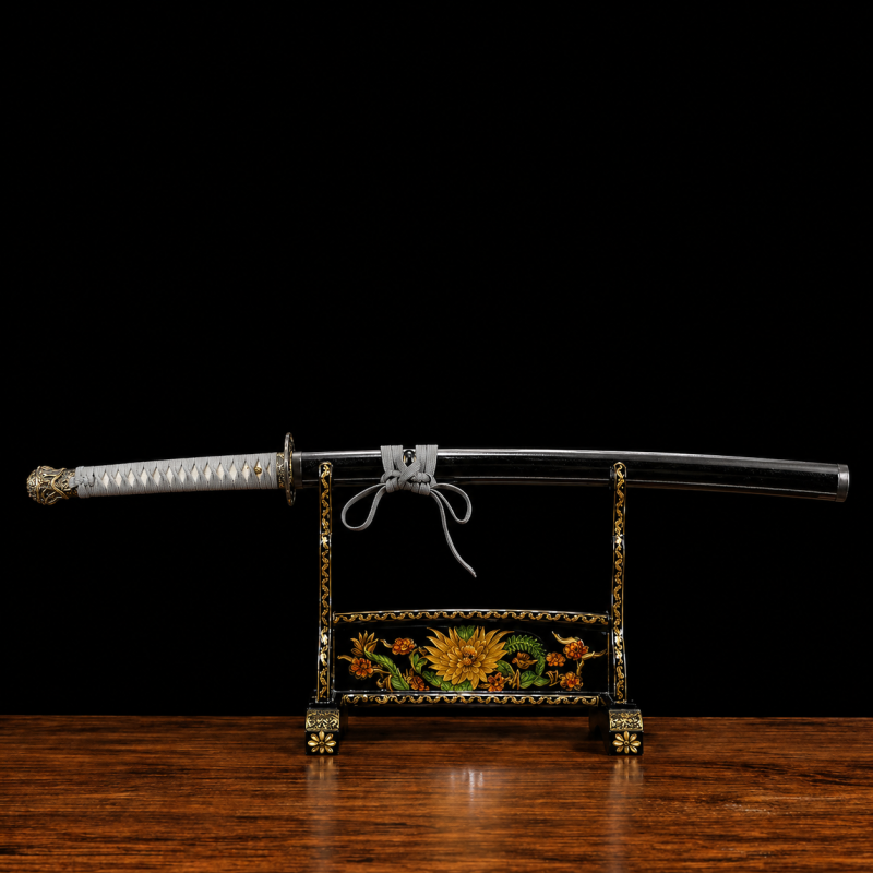 Katana Moonveil: Elden Ring (Acciaio Damasco con Hamon Autentico)