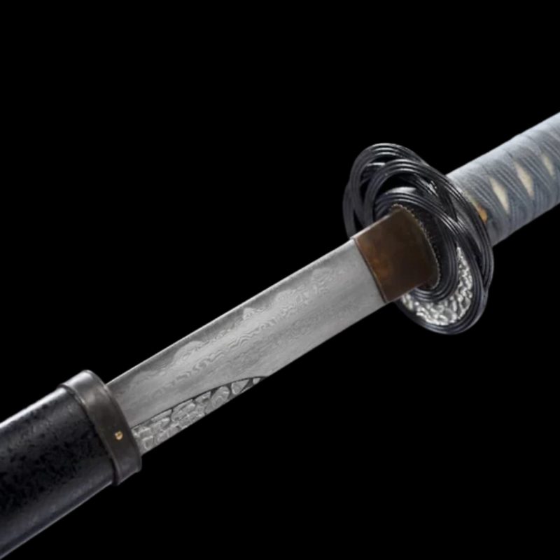 Katana Moonveil: Elden Ring (Acciaio Damasco con Hamon Autentico)