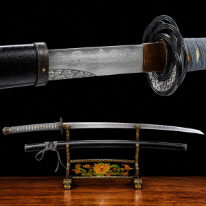 Katana Moonveil: Elden Ring (Acciaio Damasco con Hamon Autentico)
