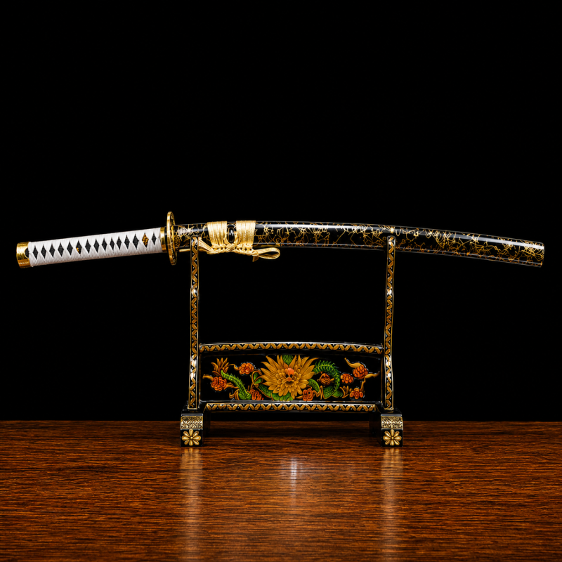 Katana Hagakure (Acciaio al Carbonio 1060)