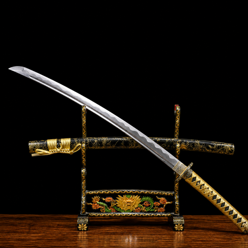 Katana Hagakure (Acciaio al Carbonio 1060)