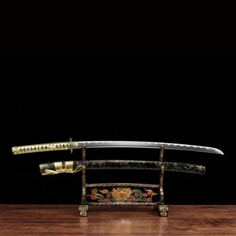 Katana Hagakure (Acciaio al Carbonio 1060)