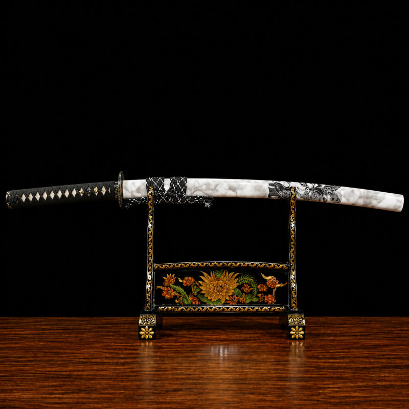 Katana Hayate (Acciaio al Carbonio 1060 con Hamon Autentico)