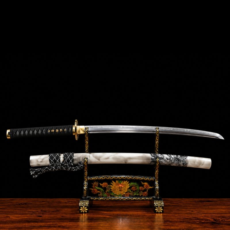 Katana Hayate (Acciaio al Carbonio 1060 con Hamon Autentico)