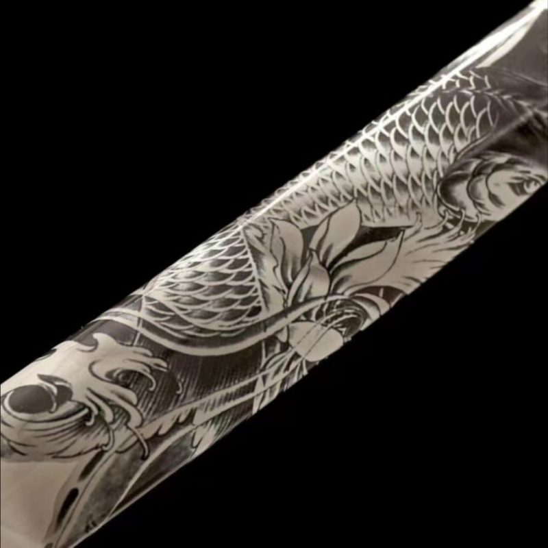 Katana Hayate (Acciaio al Carbonio 1060 con Hamon Autentico)