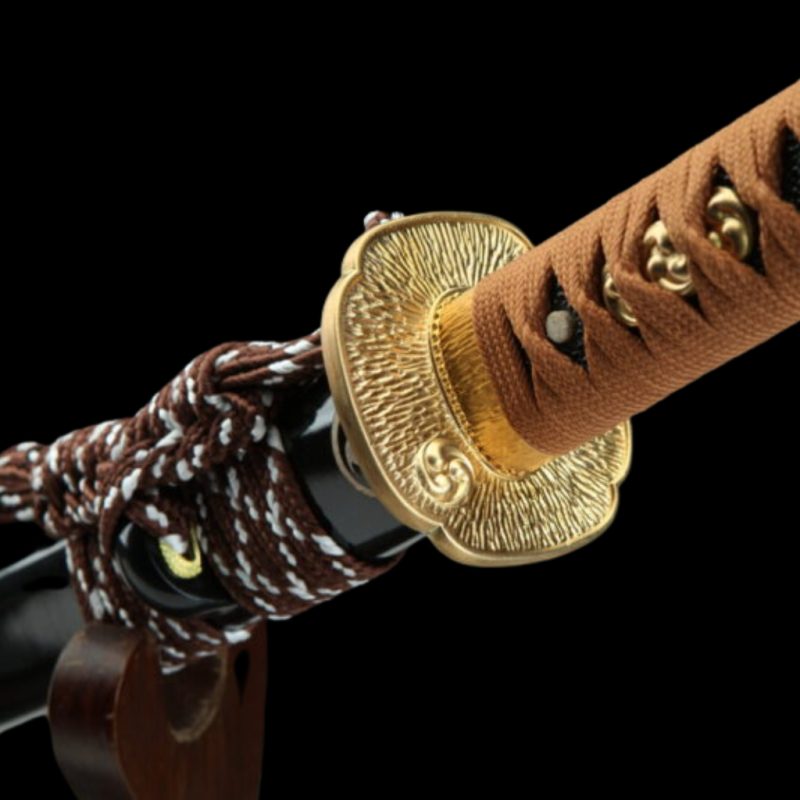 Katana Reiken (Acciaio T10 con Vera Pelle di Razza)
