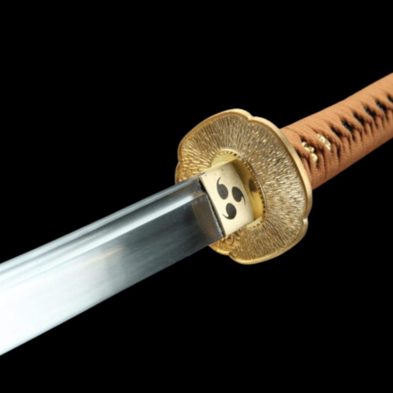 Katana Reiken (Acciaio T10 con Vera Pelle di Razza)