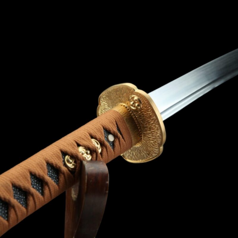 Katana Reiken (Acciaio T10 con Vera Pelle di Razza)