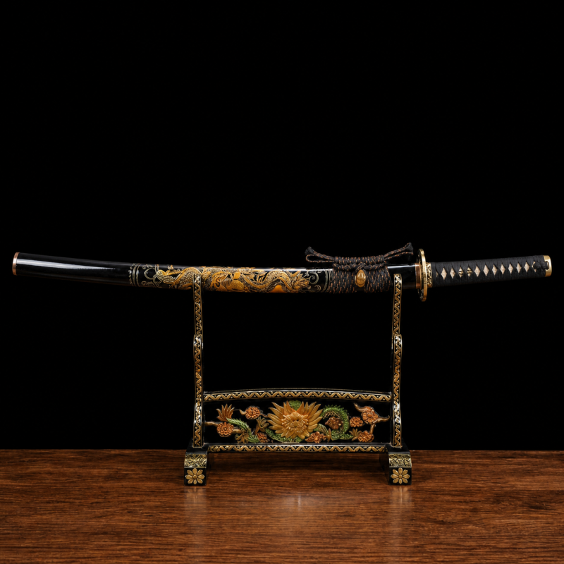 Katana Hanafubuki (Acciaio T10 con Hamon Choji Autentico)