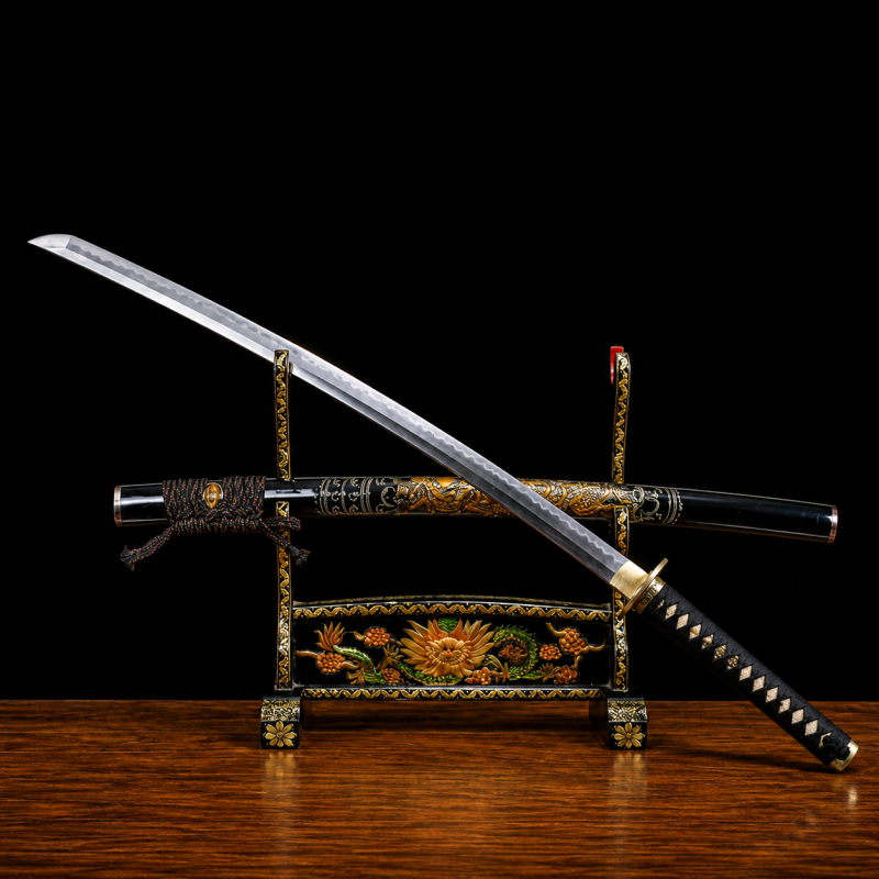 Katana Hanafubuki (Acciaio T10 con Hamon Choji Autentico)
