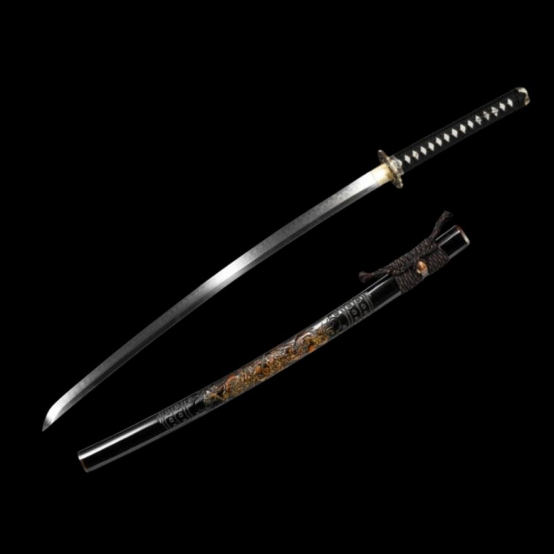 Katana Hanafubuki (Acciaio T10 con Hamon Choji Autentico)