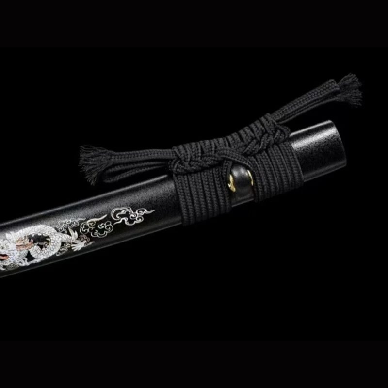 Katana Night (Acciaio al Carbonio 1060: Lama Nera)