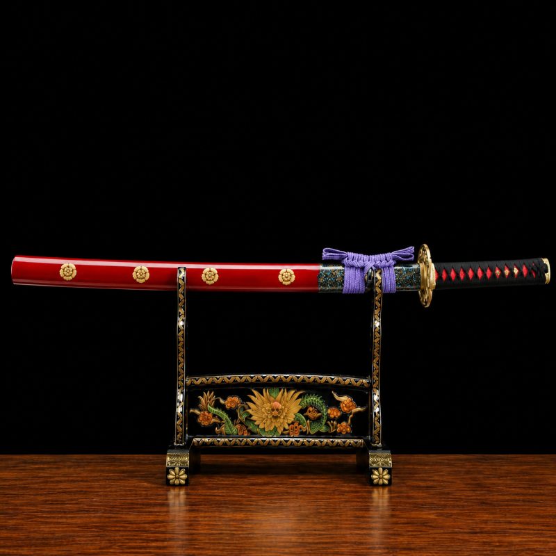 Katana Murasame (Acciaio al Carbonio 1095 con Hamon Autentico)