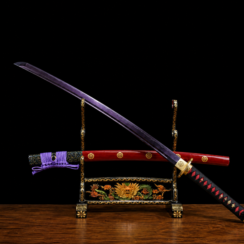 Katana Murasame (Acciaio al Carbonio 1095 con Hamon Autentico)