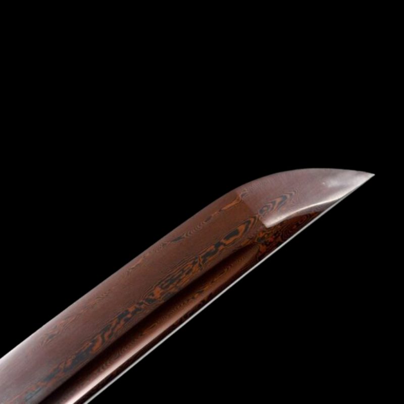 Katana Hisame (Acciaio Damasco Rosso)