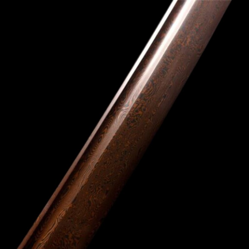Katana Hisame (Acciaio Damasco Rosso)