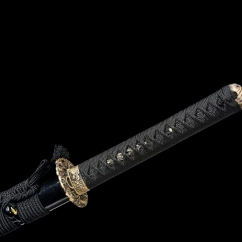 Katana Hisame (Acciaio Damasco Rosso)