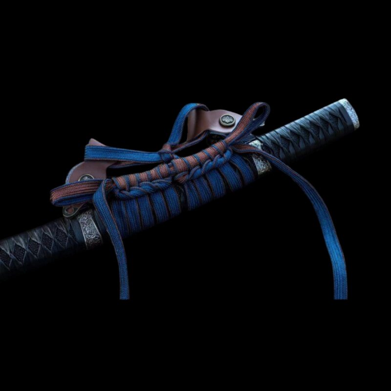 Katana Akane (Acciaio T10 con Hamon Autentico e Pelle di Razza)
