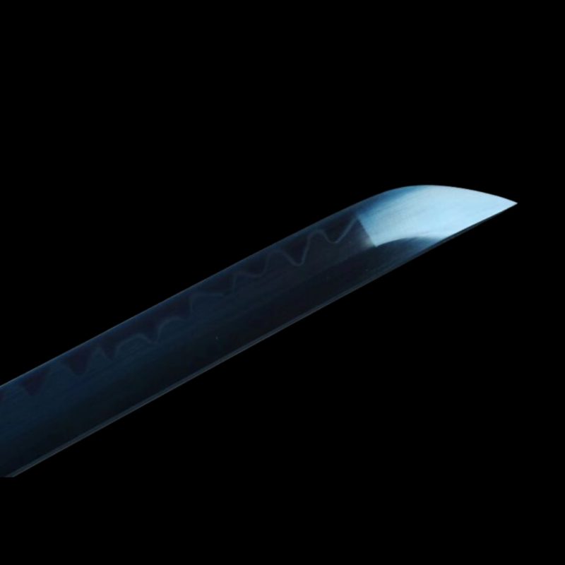 Katana Akane (Acciaio T10 con Hamon Autentico e Pelle di Razza)