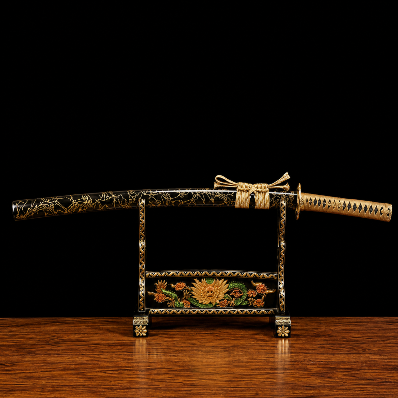 Katana Kohaku (Acciaio al Carbonio 1095 Dorato)