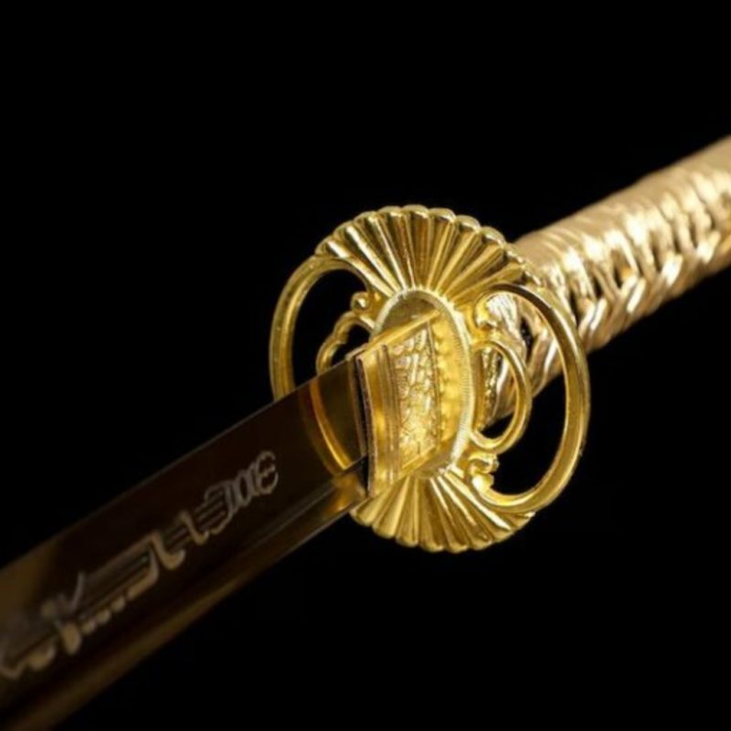 Katana Kohaku (Acciaio al Carbonio 1095 Dorato)