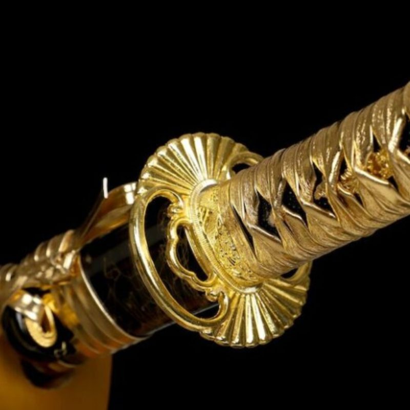 Katana Kohaku (Acciaio al Carbonio 1095 Dorato)