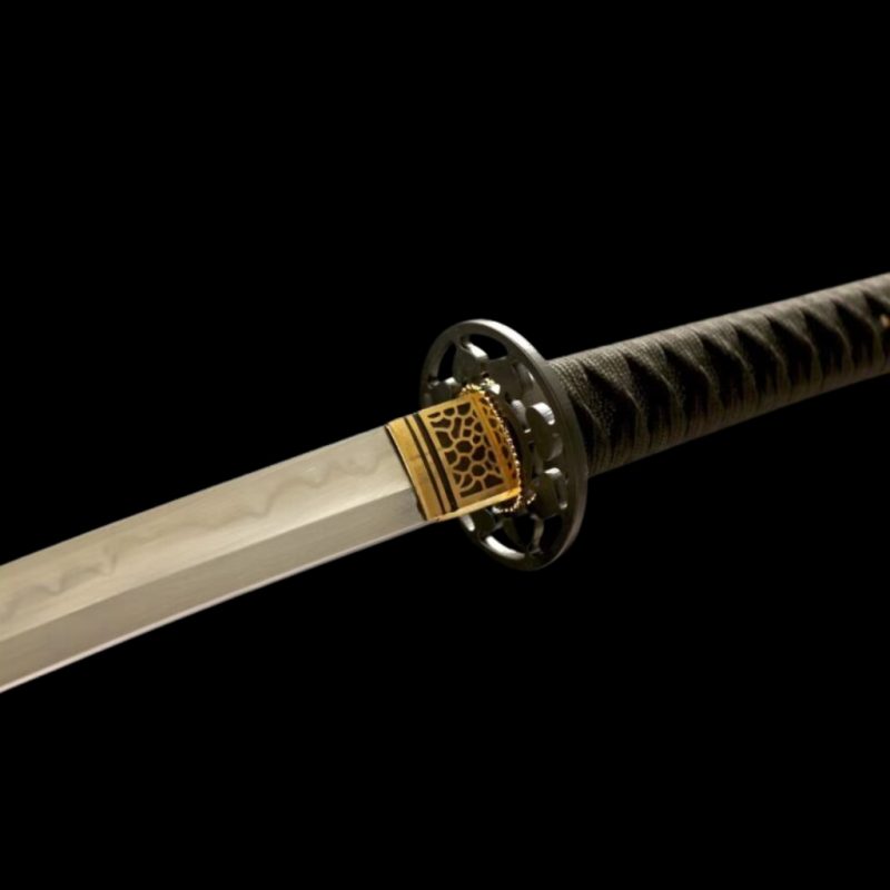 Katana Reizan (Acciaio al Carbonio 1060 con Vera Pelle di Razza)