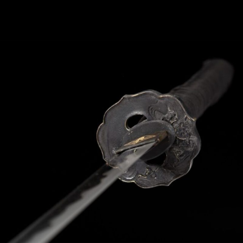 Katana Wave (Acciaio Damasco con Hamon Autentico)