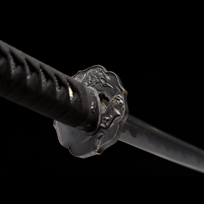 Katana Wave (Acciaio Damasco con Hamon Autentico)