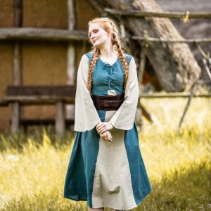 Vestito medievale in cotone "Ilse"
