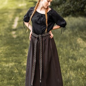 Blusa medievale a maniche corte "Vera"