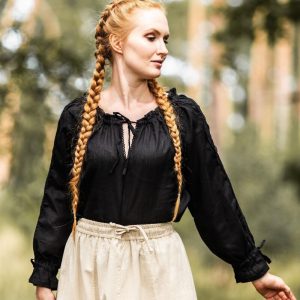 Blusa medievale in dentelle "Bettina"