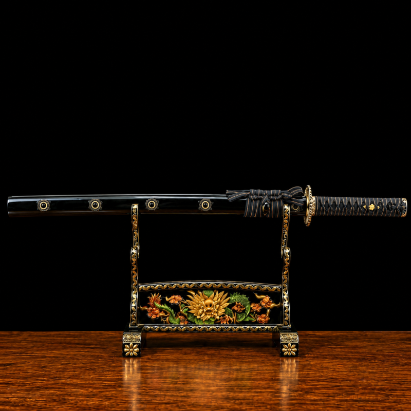 Ninjato Amethyst (Acciaio al Manganese con Finitura Ametista)