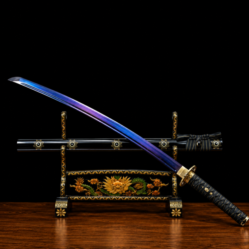 Ninjato Amethyst (Acciaio al Manganese con Finitura Ametista)