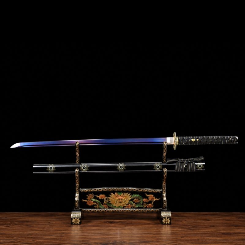 Ninjato Amethyst (Acciaio al Manganese con Finitura Ametista)
