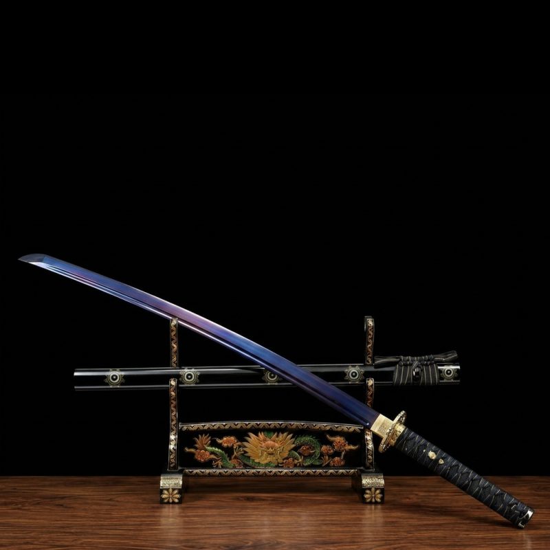 Ninjato Amethyst (Acciaio al Manganese con Finitura Ametista)